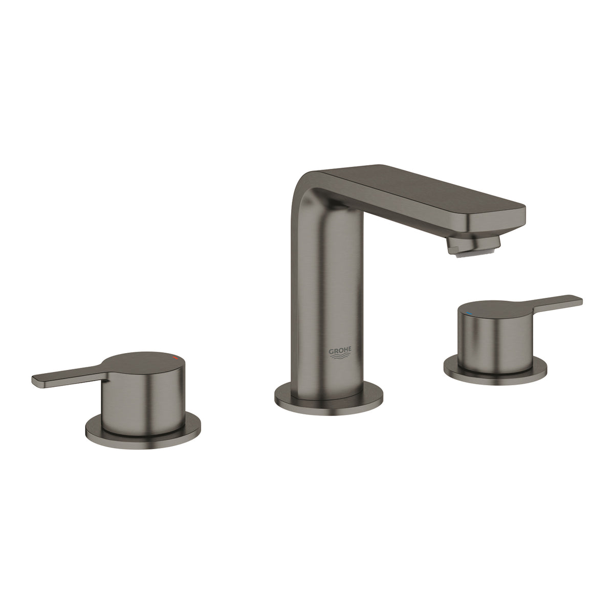 Grohe Lineare 3 Delikli Ankastre Lavabo Bataryası, Sifon Kumandalı, Fırçalı Sert Grafit - Ürün Görseli