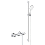 Grohe Grohtherm 1000 Termostatik Duş Bataryası ve Sürgülü El Duşu Seti - Ürün Görseli