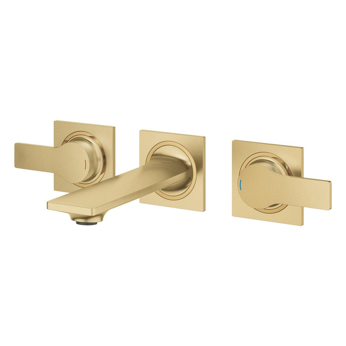 Grohe Allure 3 Delikli Ankastre Lavabo Bataryası (Sıva Üstü Grubu), Fırçalı Altın - Ürün Görseli