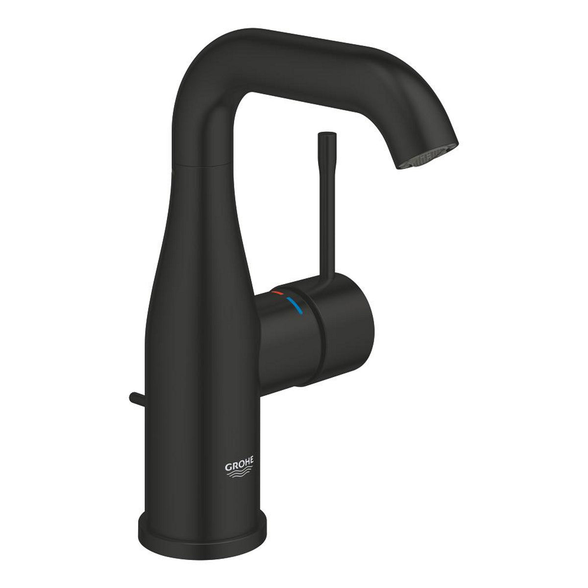 Grohe Essence New Lavabo Bataryası, Sifon Kumandalı, Mat Siyah - Ürün Görseli