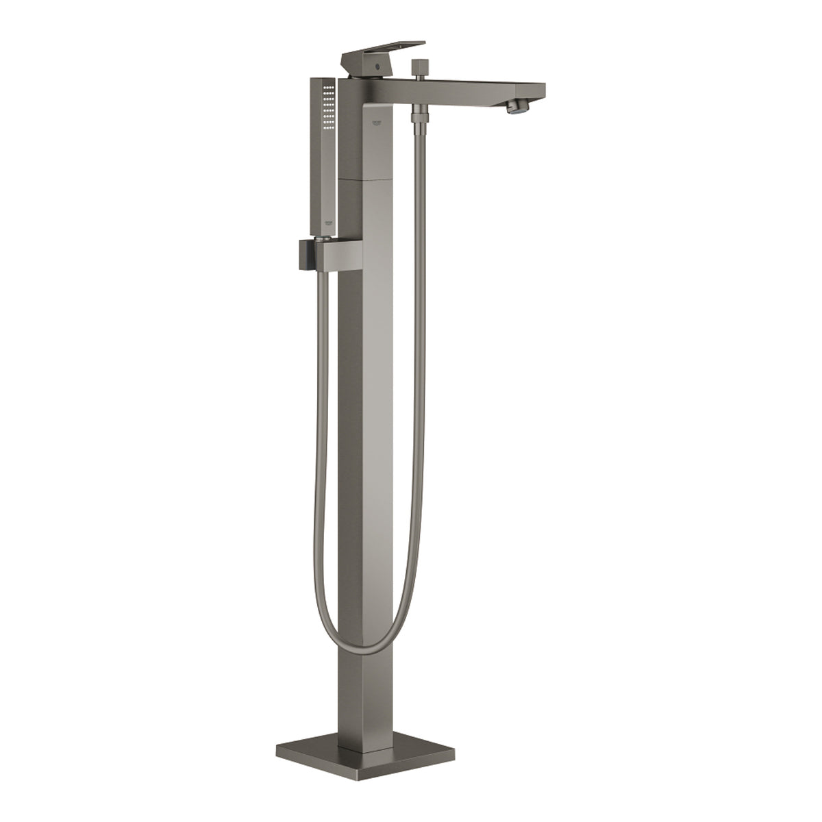 Grohe Eurocube Yerden Küvet Bataryası (Sıva Üstü Grubu), Fırçalı Sert Grafit - Ürün Görseli