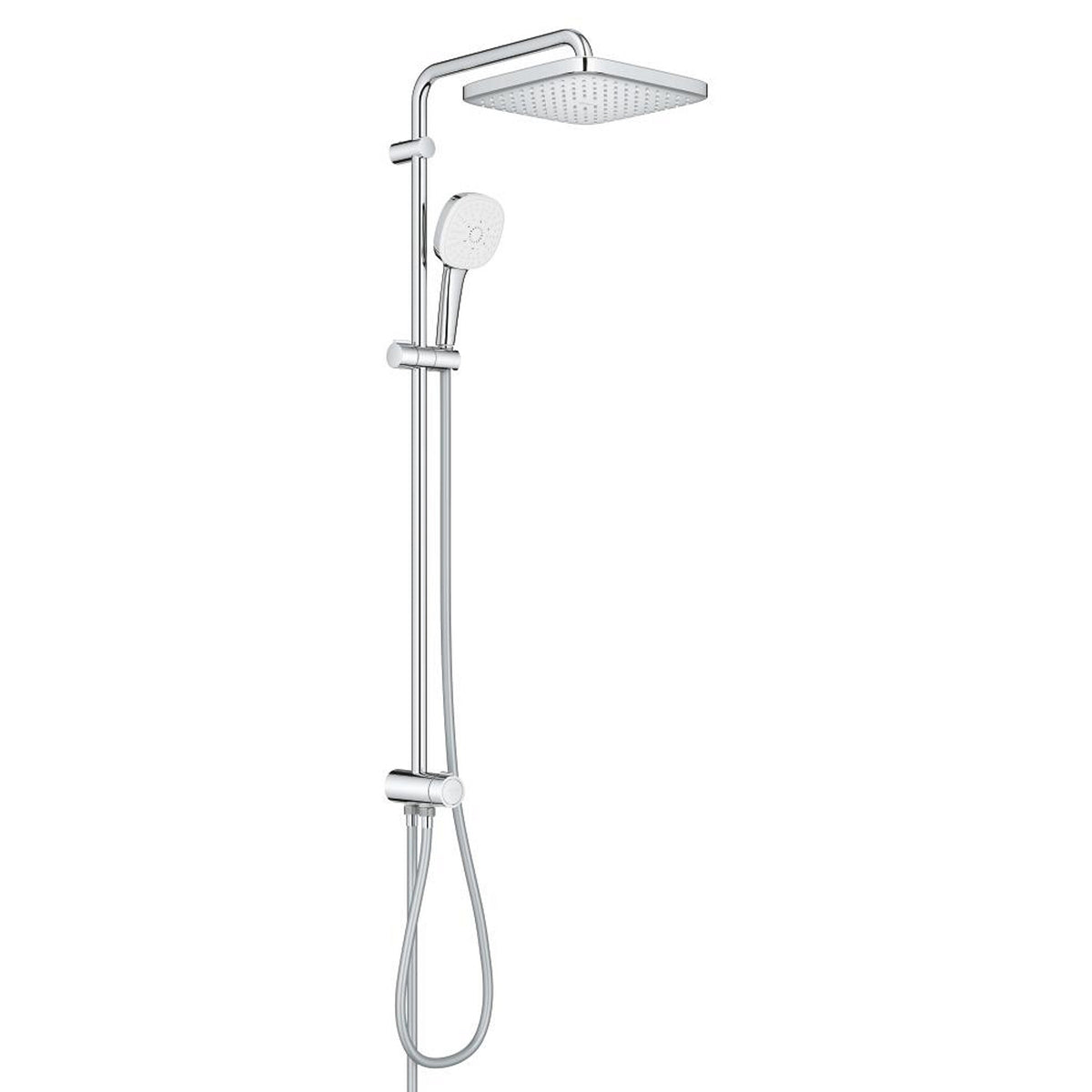 Grohe Tempesta System 250 Cube Kare Duş Başlıklı Duvara Monte Duş Sistemi - Ürün Görseli