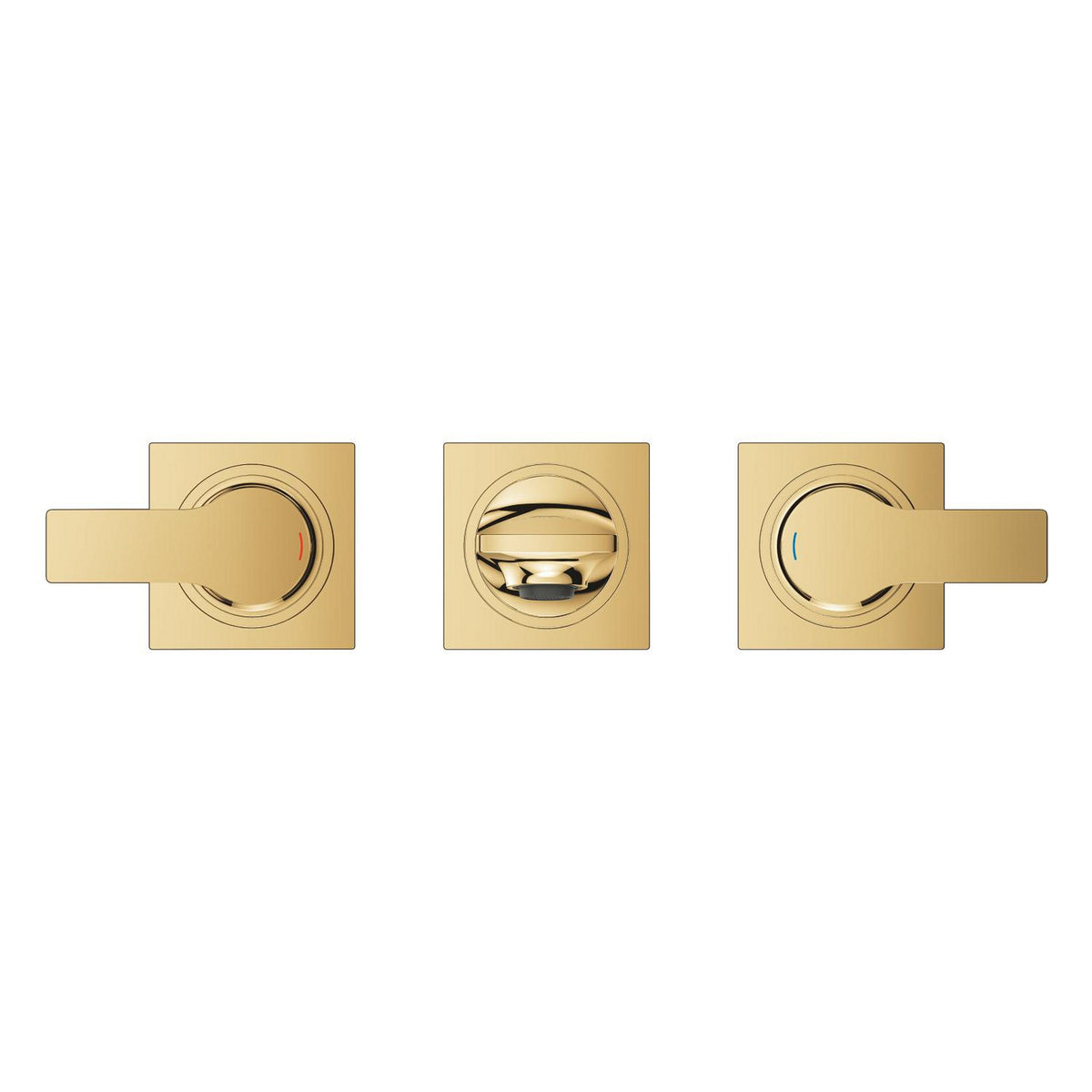 Grohe Allure Ankastre Lavabo Bataryası (Sıva Üstü Grubu), Altın - Ürün Görseli