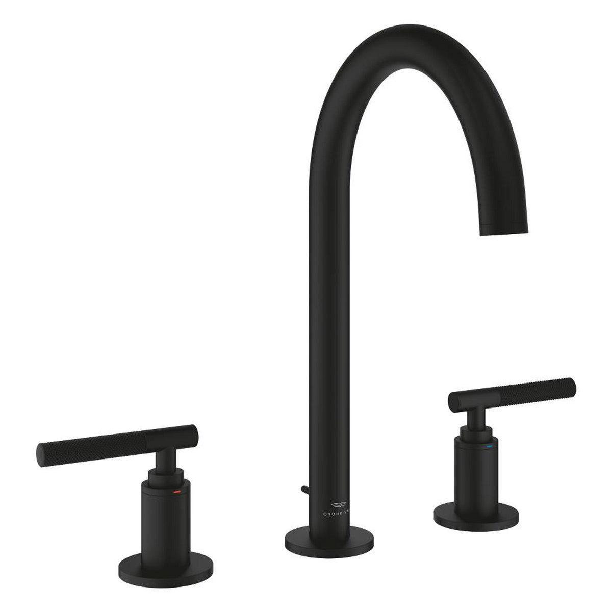 Grohe Atrio Private Collection 3 Delikli Ankastre Sifon Kumandalı Lavabo Bataryası (L-Boy), Hayalet Siyah - Ürün Görseli