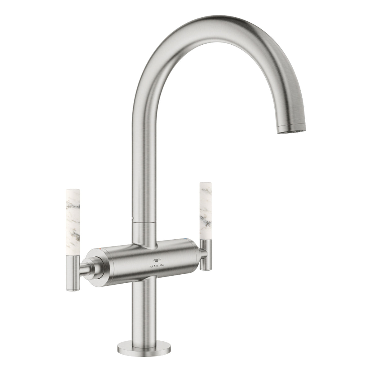 Grohe Atrio Private Collection Yüksek Lavabo Bataryası (L-Boy), Paslanmaz Çelik - Ürün Görseli
