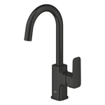 Grohe Cubeo Yüksek Lavabo Bataryası, L-Boy, Mat Siyah (Döner Borulu) - Ürün Görseli