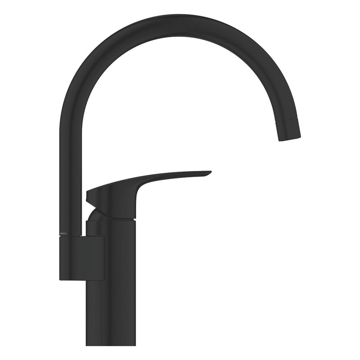 Grohe Eurosmart Kuğu Borulu Eviye Bataryası, Mat Siyah - Ürün Görseli