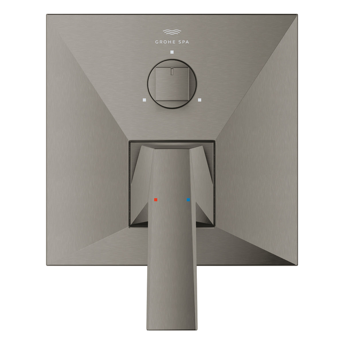 Grohe Allure Brilliant Ankastre Banyo ve Duş Bataryası (Sıva Üstü Grubu), 3 Yollu, Fırçalı Sert Grafit - Ürün Görseli