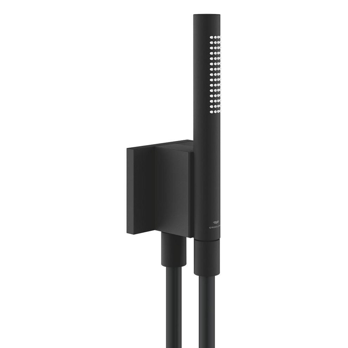 Grohe Rainshower Aqua Stick Ankastre Bağlantılı Manyetik El Duşu Seti, 2 Akışlı, Hayalet Siyah (Siyah Duş Hortumu) - Ürün Görseli