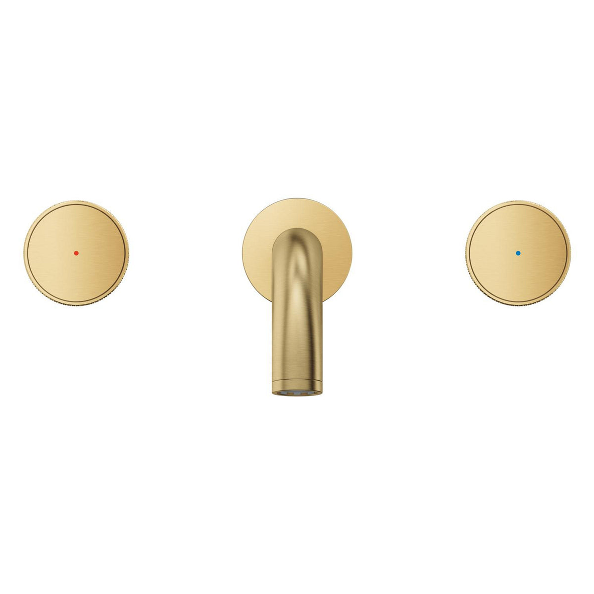 Grohe Atrio Private Collection 3 Delikli Ankastre Lavabo Bataryası (Sıva Üstü Grubu) Fırçalı Altın - Ürün Görseli
