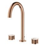 Grohe Atrio Private Collection 3 Delikli Ankastre Lavabo Bataryası, Sifon Kumandalı (L-Boy), Bakır - Ürün Görseli