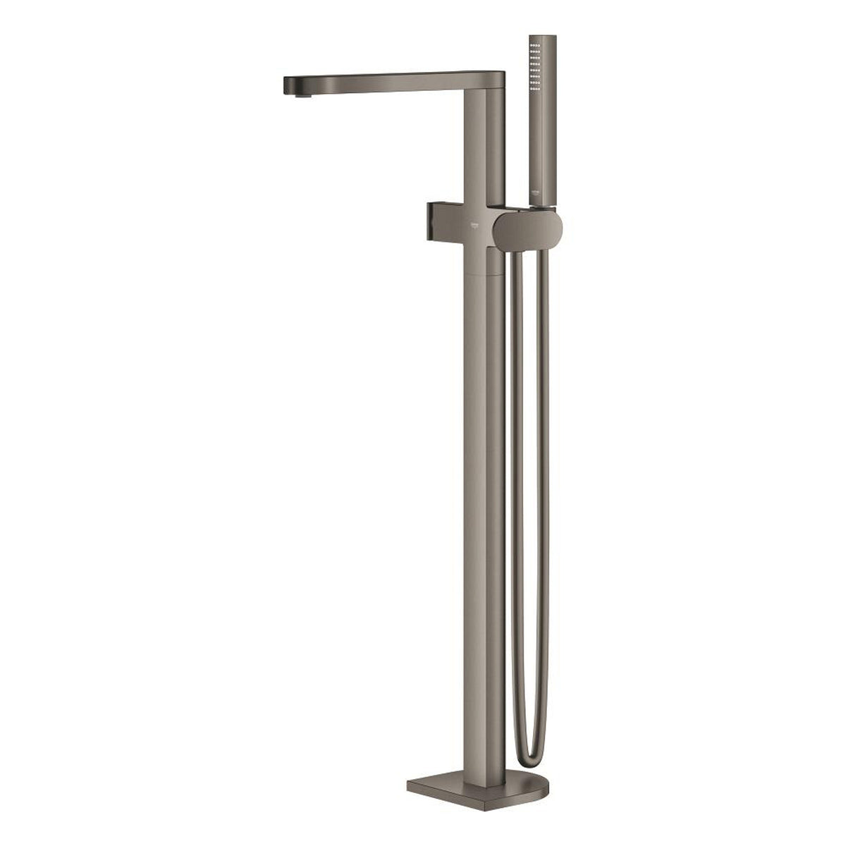 Grohe Plus Yerden Küvet Bataryası (Sıva Üstü Grubu), Fırçalı Sert Grafit - Ürün Görseli
