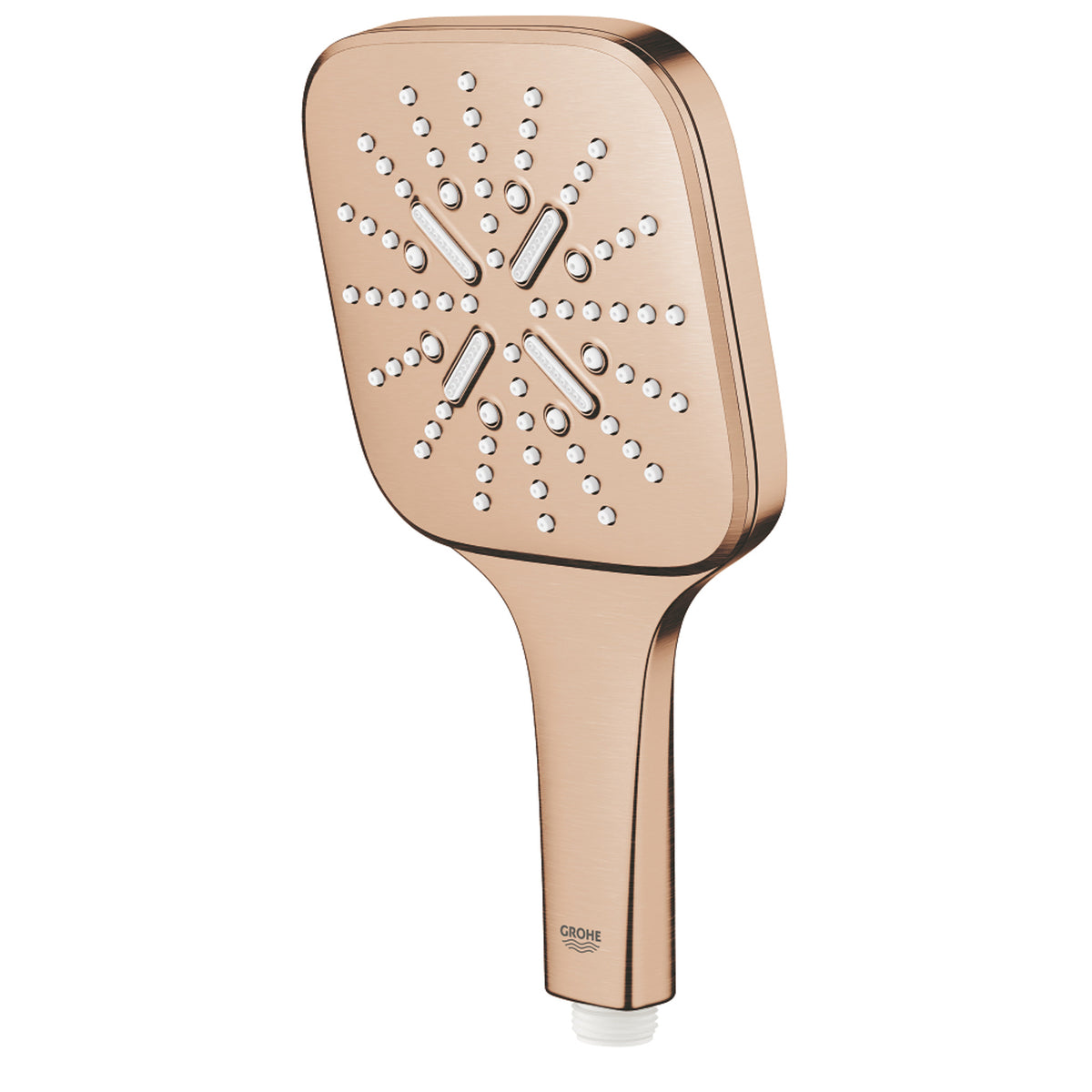 Grohe RainShower SmartActive 130 Cube El Duşu, 3 Akışlı, Fırçalı Bakır - Ürün Görseli