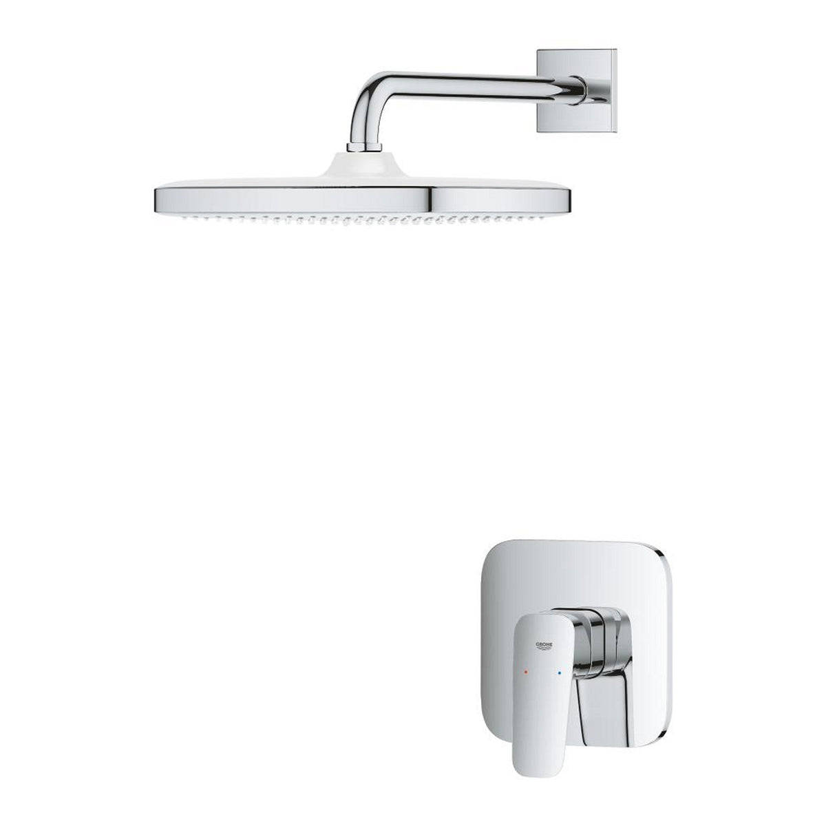Grohe Cubeo Ankastre Duş Bataryası ve Tepe Duşu Seti - Ürün Görseli