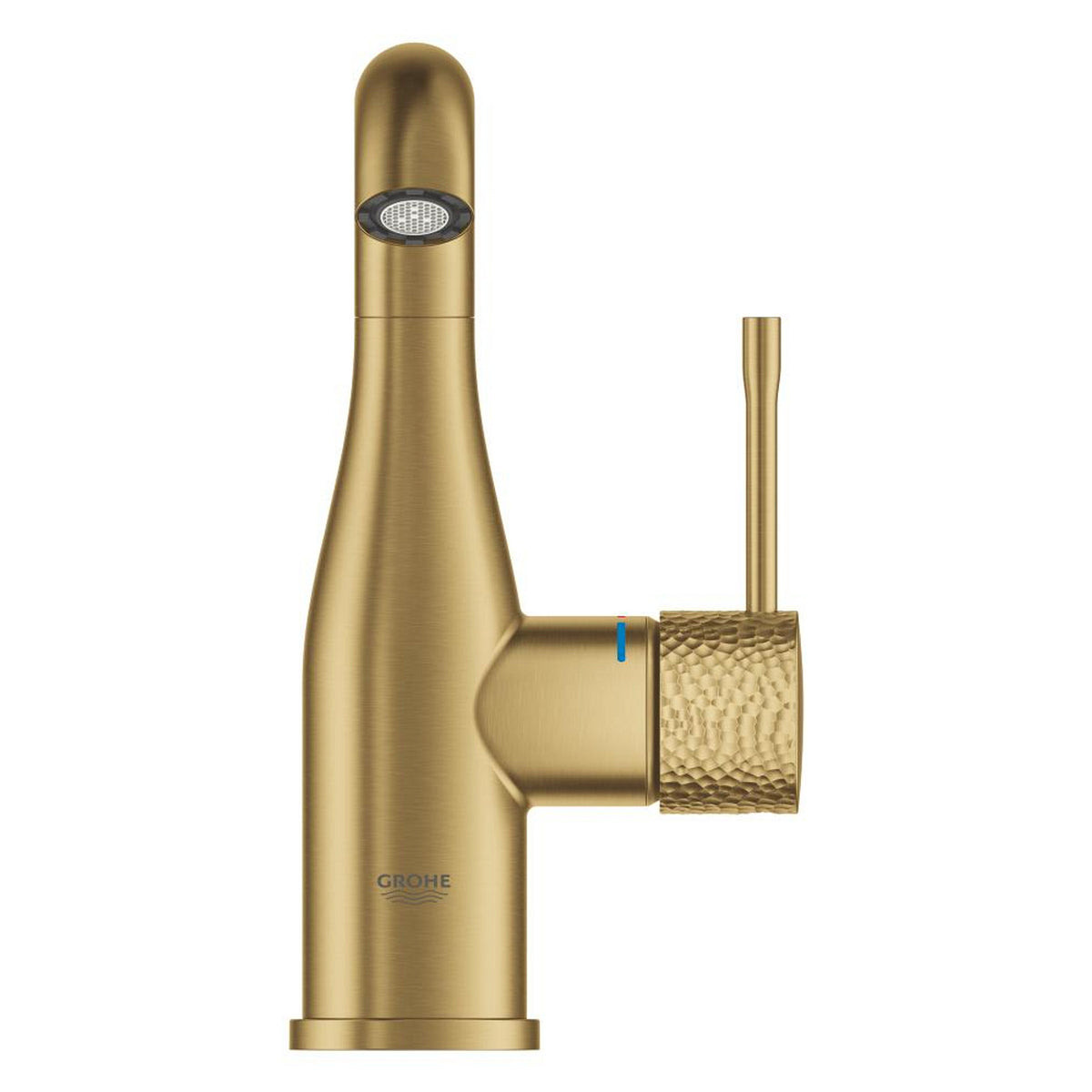 Grohe Essence New Lavabo Bataryası, Sifon Kumandalı, İşlenmiş Fırçalı Altın - Ürün Görseli