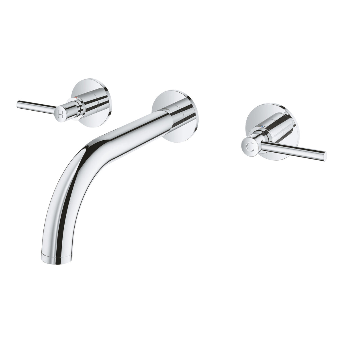Grohe Atrio 3 Delikli Duvardan Ankastre Lavabo Bataryası (Sıva Üstü Grubu) - Ürün Görseli