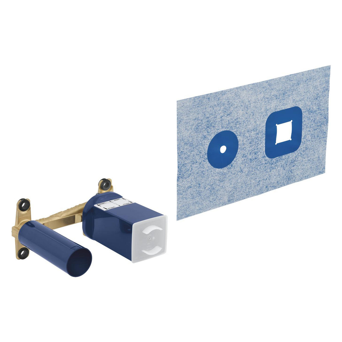 Grohe Cubeo 2 Delikli Duvardan Ankastre Lavabo Bataryası (Sıva Altı Grubu) - Ürün Görseli