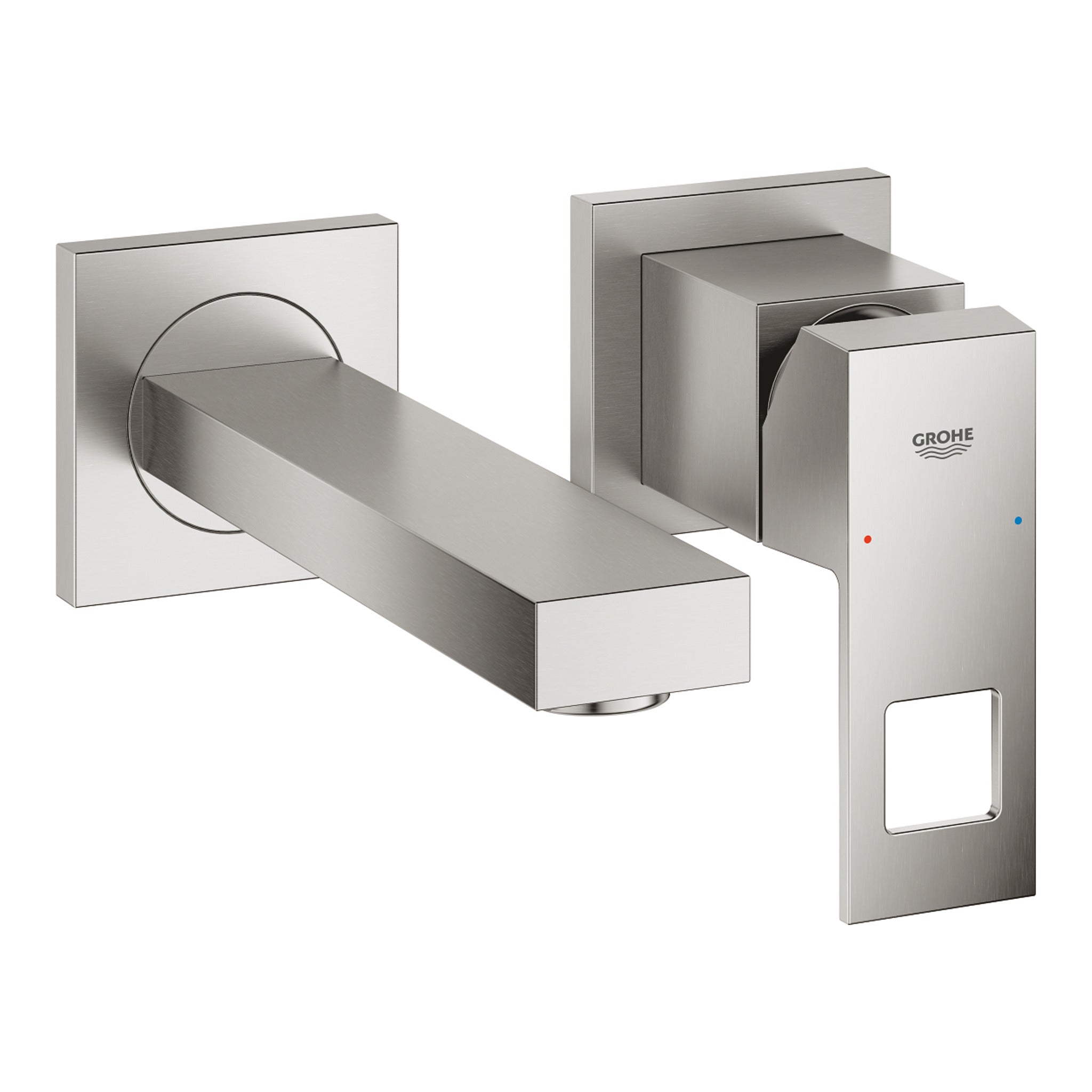 Grohe Eurocube Ankastre Lavabo Bataryası M-Boy(Sıva Üstü Grubu), Paslanmaz Çelik - Ürün Görseli