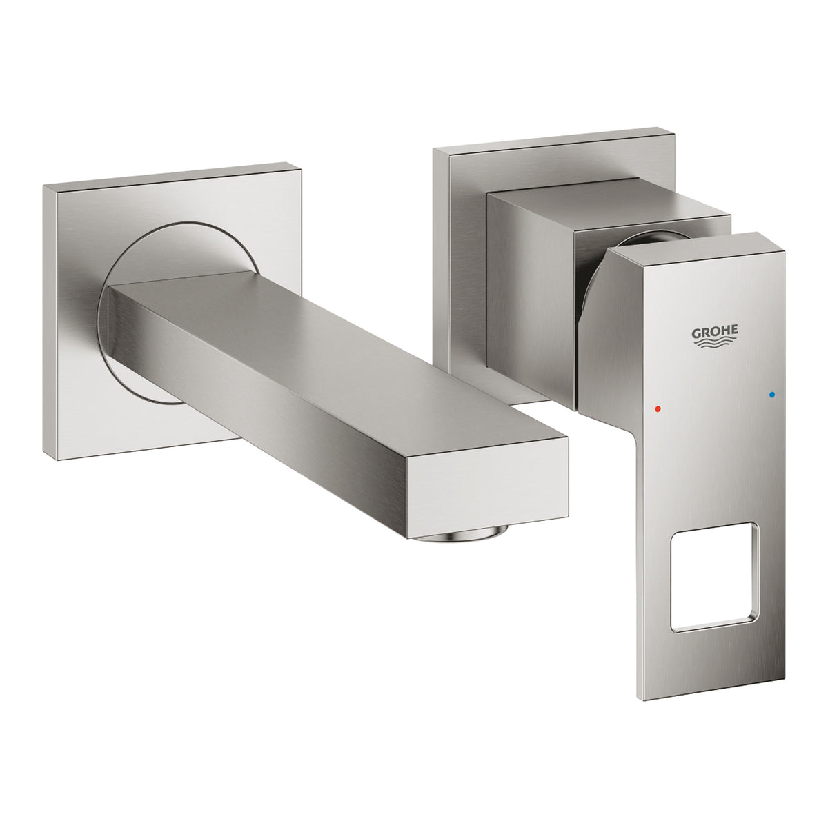 Grohe Eurocube Ankastre Lavabo Bataryası M-Boy(Sıva Üstü Grubu), Paslanmaz Çelik - Ürün Görseli