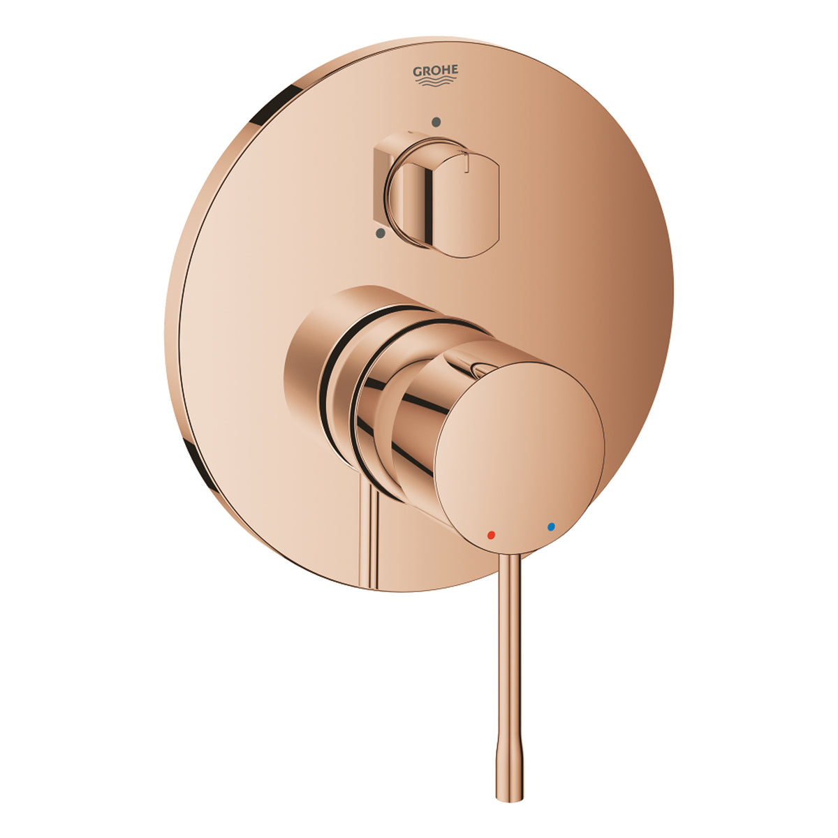 Grohe Essence Ankastre Banyo/Duş Bataryası (Sıva Üstü Grubu), 3 Yollu, Bakır - Ürün Görseli
