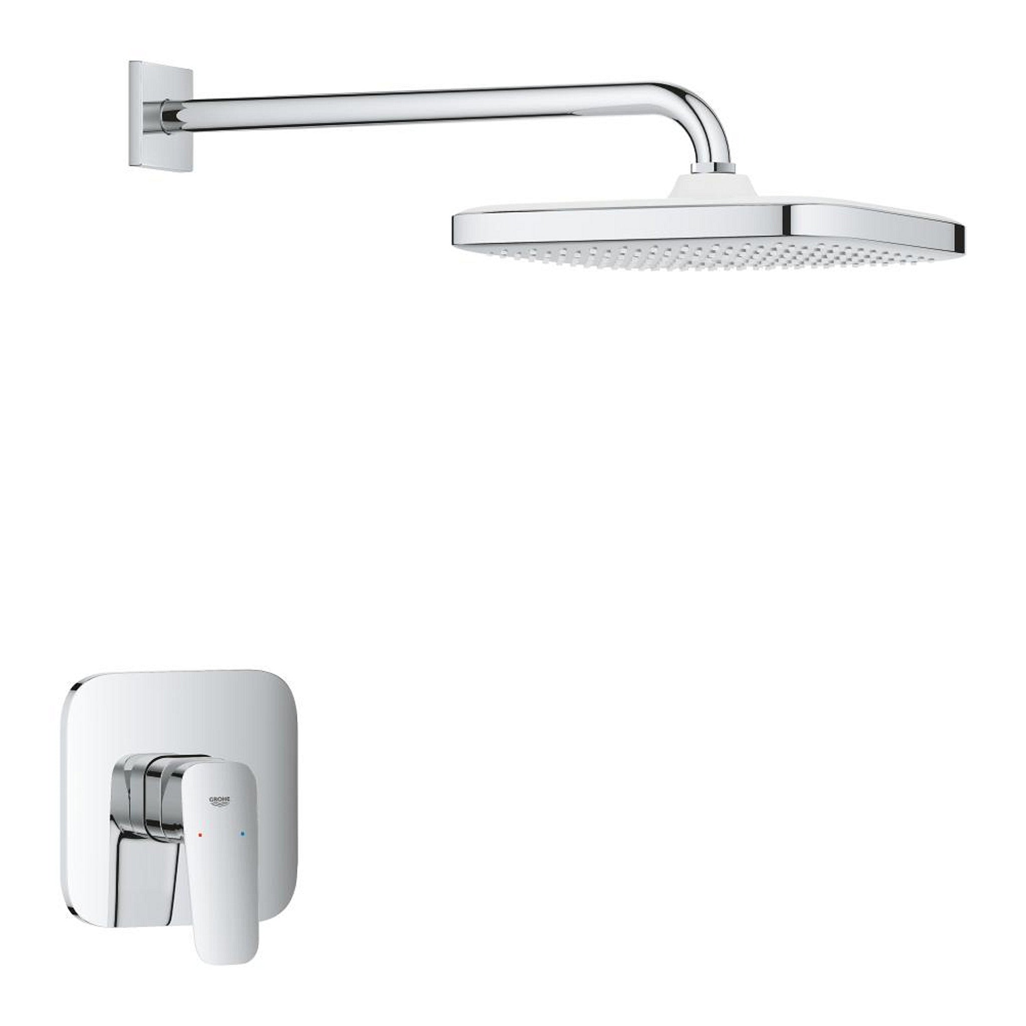 Grohe Cubeo Ankastre Duş Bataryası ve Tepe Duşu Seti - Ürün Görseli