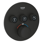 Grohe Grohtherm SmartControl Ankastre Termostatik Banyo/Duş Bataryası (Sıva Üstü Grubu), 3 Yollu, Hayalet Siyah - Ürün Görseli