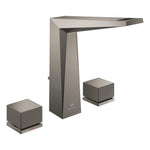 Grohe Allure Brilliant Private Collection L-Boy, 3 Delikli Lavabodan Ankastre Lavabo Bataryası, Sifon Kumandalı, Fırçalı Sert Grafit - Ürün Görseli