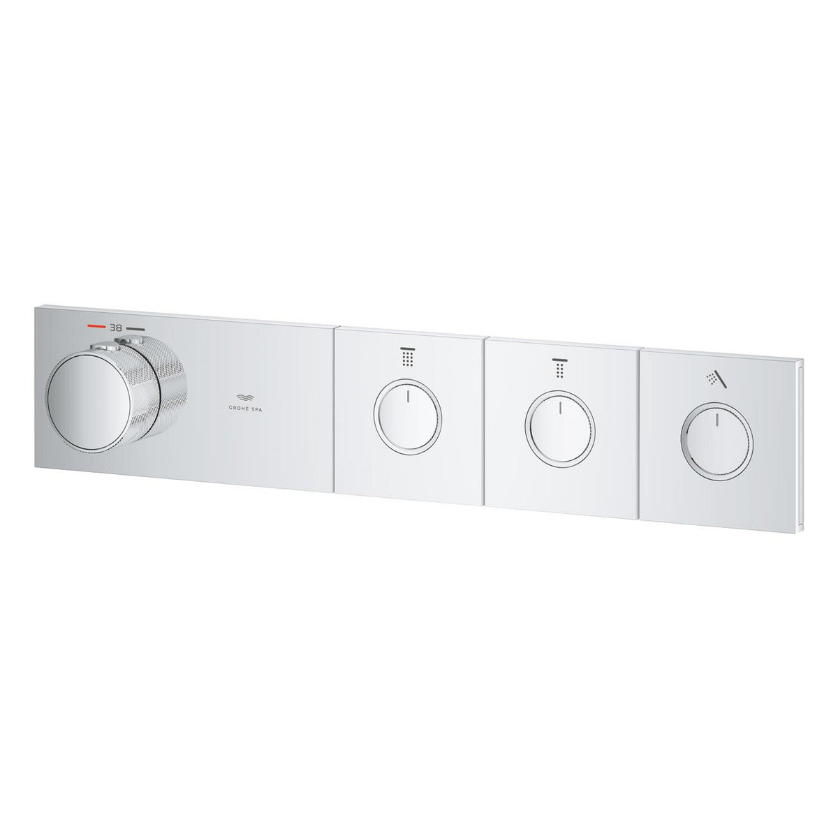 Grohe Grohtherm Aqua Tiles SmartControl Termostatik Ankastre Banyo Bataryası, 3 Çıkışlı (Sıva Üstü Grubu) - Ürün Görseli