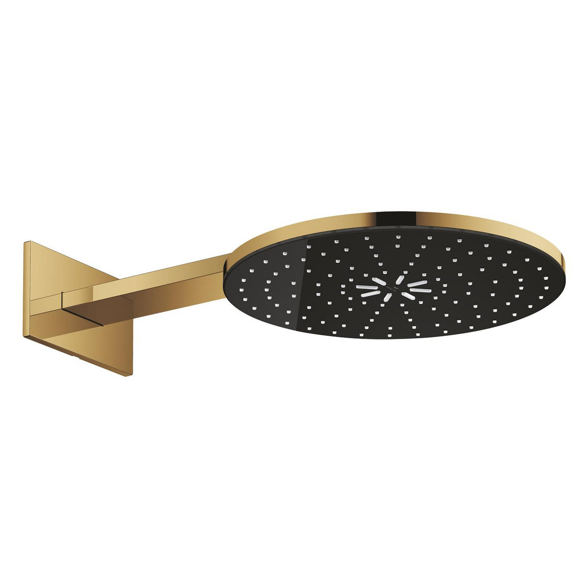 Grohe Rainshower Aqua Yuvarlak Tepe Duşu Seti, 36 cm, 2 Akışlı, Altın - Ürün Görseli