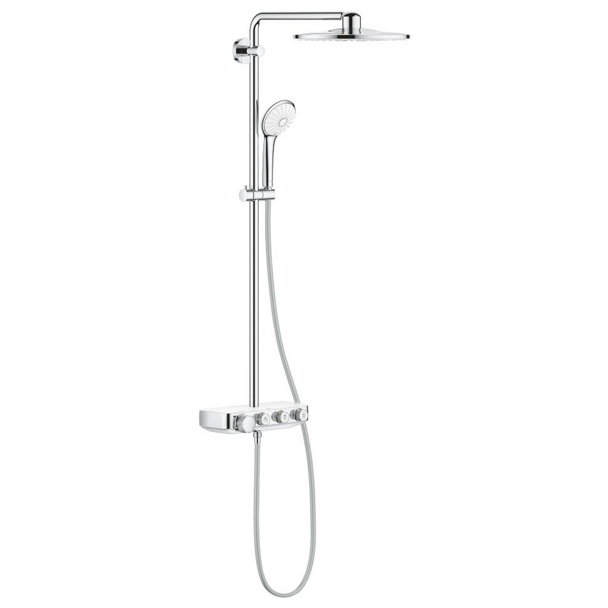 Grohe Euphoria SmartControl 310 Duo Duş Sistemi, Duvara Monte, Termostatik Bataryalı Duş Kolonu, Ay Beyazı - Ürün Görseli