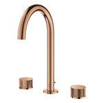 Grohe Atrio Private Collection 3 Delikli Ankastre Lavabo Bataryası, Sifon Kumandalı (L-Boy), Bakır - Ürün Görseli