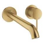 Grohe Essence Duvardan Ankastre Lavabo Bataryası L-Boyut (Sıva Üstü Grubu), İşlenmiş Fırçalı Altın - Ürün Görseli