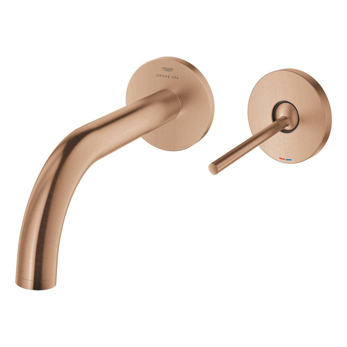 Grohe Atrio 2 Delikli Ankastre Lavabo Bataryası, (Sıva Üstü Grubu), Fırçalı Bakır - Ürün Görseli