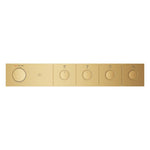 Grohe Grohtherm Aqua Tiles SmartControl Termostatik Ankastre Banyo Bataryası, 4 Çıkışlı, Altın (Sıva Üstü Grubu) - Ürün Görseli