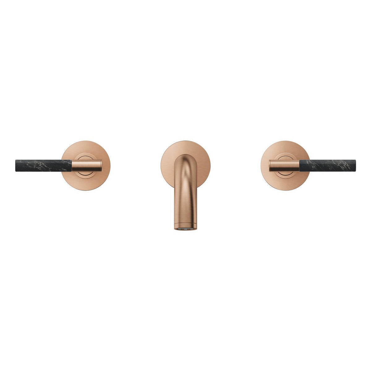 Grohe Atrio Private Collection 3 Delikli Ankastre Lavabo Bataryası (Sıva Üstü Grubu) Fırçalı Bakır - Ürün Görseli