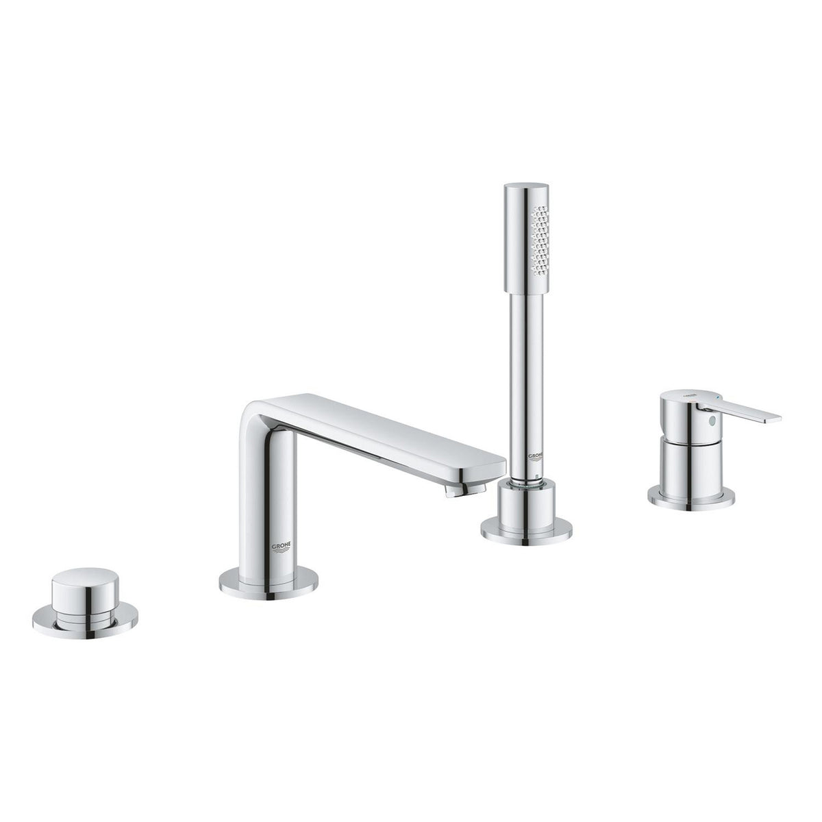 Grohe Lineare Dört Delikli Ankastre Küvet Bataryası (Sıva Üstü Grubu) - Ürün Görseli