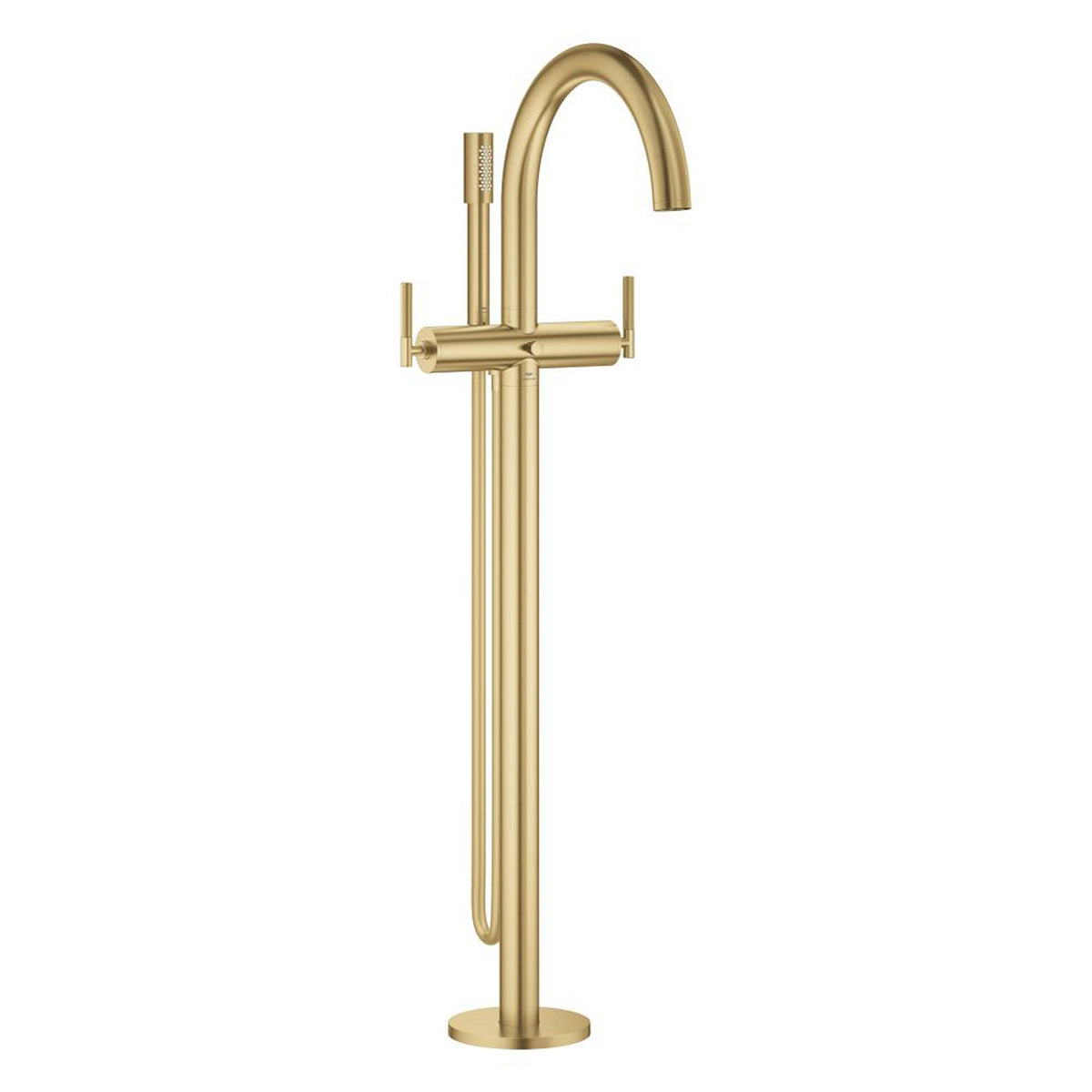 Grohe Atrio Private Collection Tek Yerden Küvet Bataryası (Sıva Üstü Grubu), Fırçalı Altın - Ürün Görseli