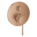 Grohe Essence Ankastre Banyo/Duş Bataryası (Sıva Üstü Grubu), 3 Yollu, Fırçalı Bakır - Ürün Görseli