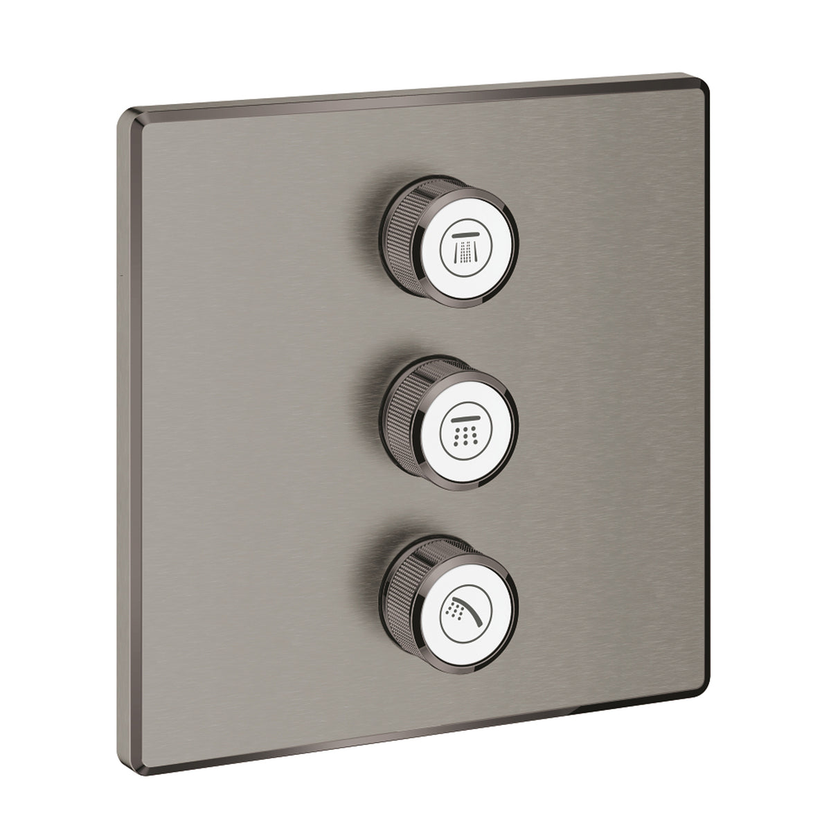 Grohe Grohtherm SmartControl Akış Kontrollü Ankastre Yönlendirici (3 Yollu, Sıva Üstü Grubu), Fırçalı Sert Grafit - Ürün Görseli