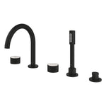 Grohe Atrio Private Collection 5 Delikli Ankastre Küvet Bataryası (Sıva Üstü Grubu), Hayalet Siyah - Ürün Görseli