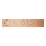 Grohe Grohtherm Aqua Tiles SmartControl Termostatik Ankastre Banyo Bataryası, 3 Çıkışlı, Bakır (Sıva Üstü Grubu) - Ürün Görseli