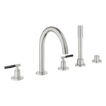 Grohe Atrio Private Collection 5 Delikli Ankastre Küvet Bataryası (Sıva Üstü Grubu), Paslanmaz Çelik - Ürün Görseli