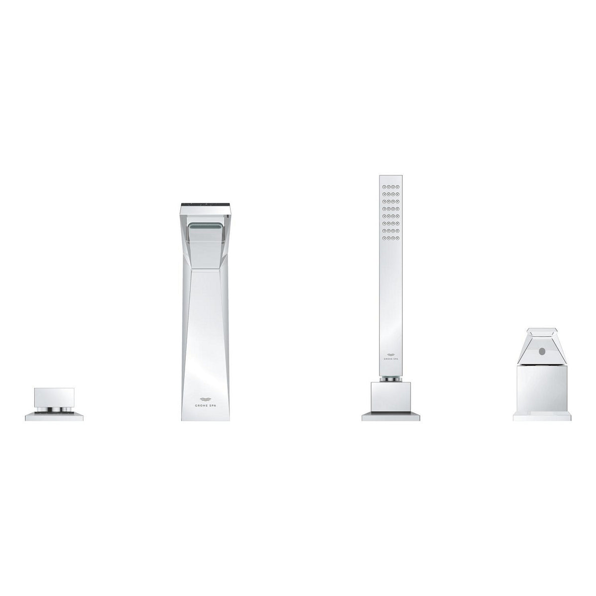 Grohe Allure Brilliant Private Collection 4 Delikli Küvet Bataryası (Sıva Üstü Grubu) - Ürün Görseli