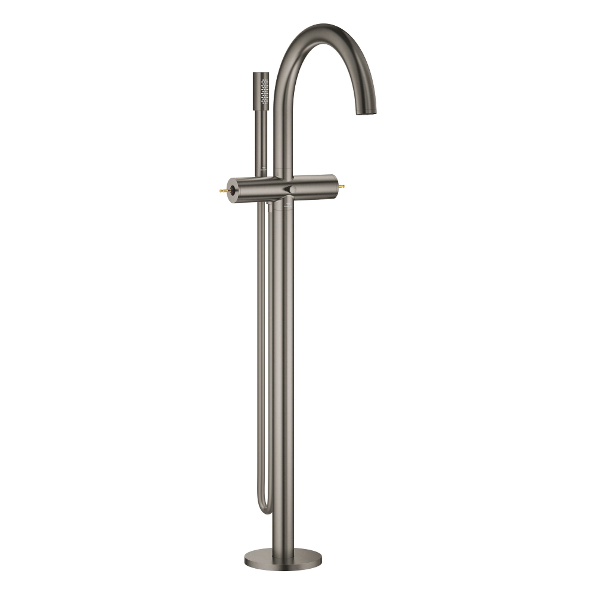Grohe Atrio Private Collection Tek Yerden Küvet Bataryası (Sıva Üstü Grubu), Fırçalı Sert Grafit - Ürün Görseli