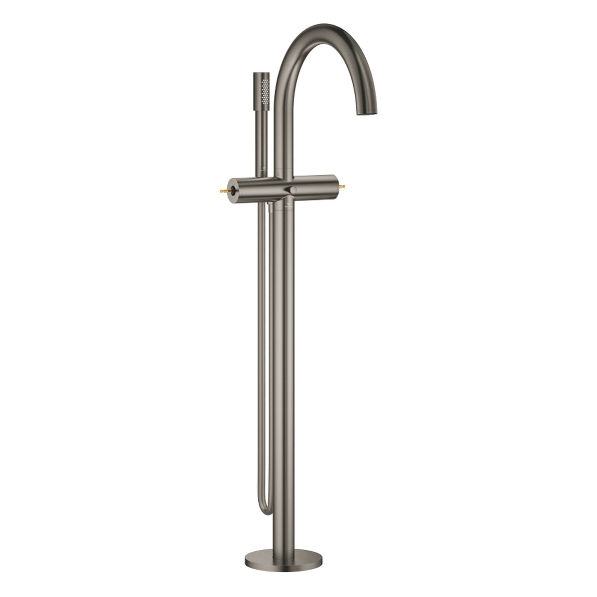 Grohe Atrio Private Collection Tek Yerden Küvet Bataryası (Sıva Üstü Grubu), Fırçalı Sert Grafit - Ürün Görseli