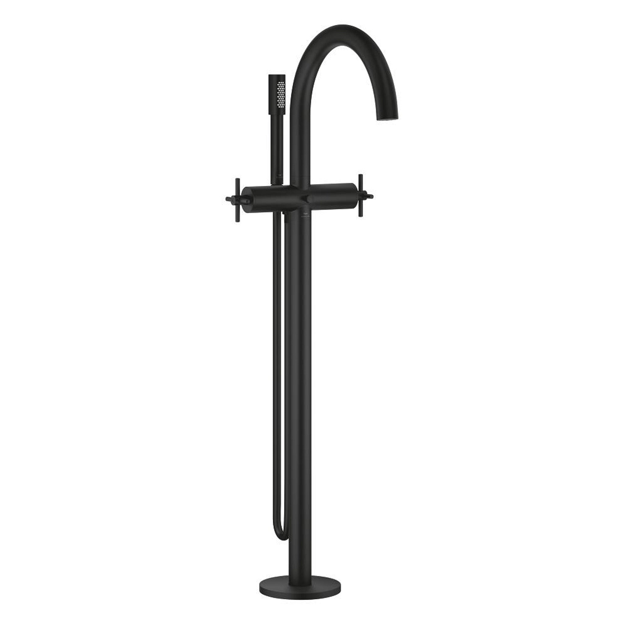 Grohe Atrio Yerden Küvet Bataryası (Sıva Üstü Grubu), Hayalet Siyah - Ürün Görseli