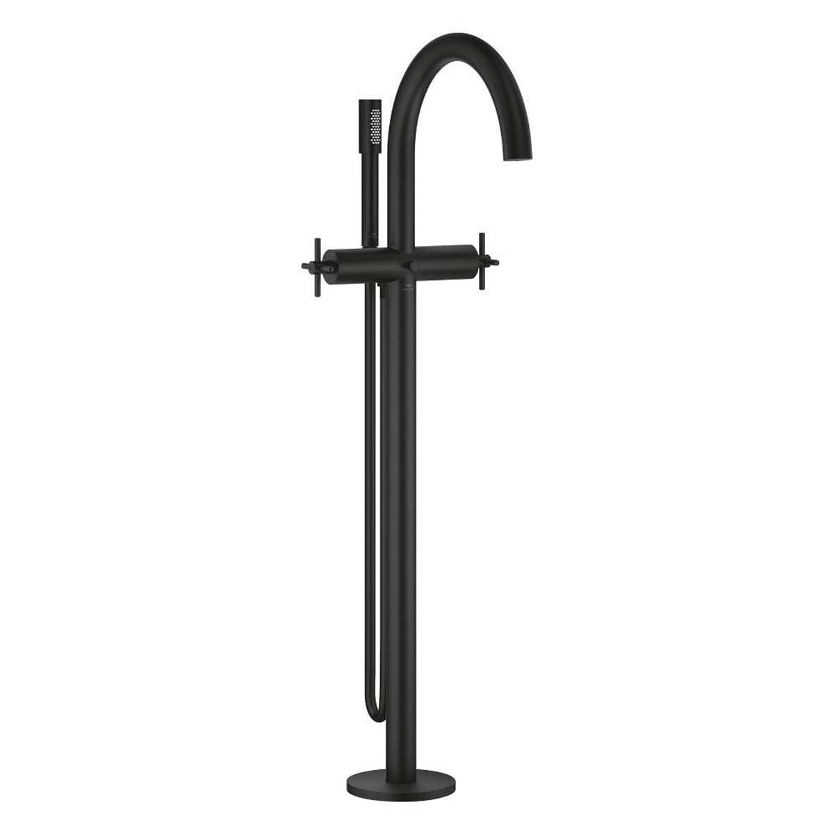 Grohe Atrio Yerden Küvet Bataryası (Sıva Üstü Grubu), Hayalet Siyah - Ürün Görseli