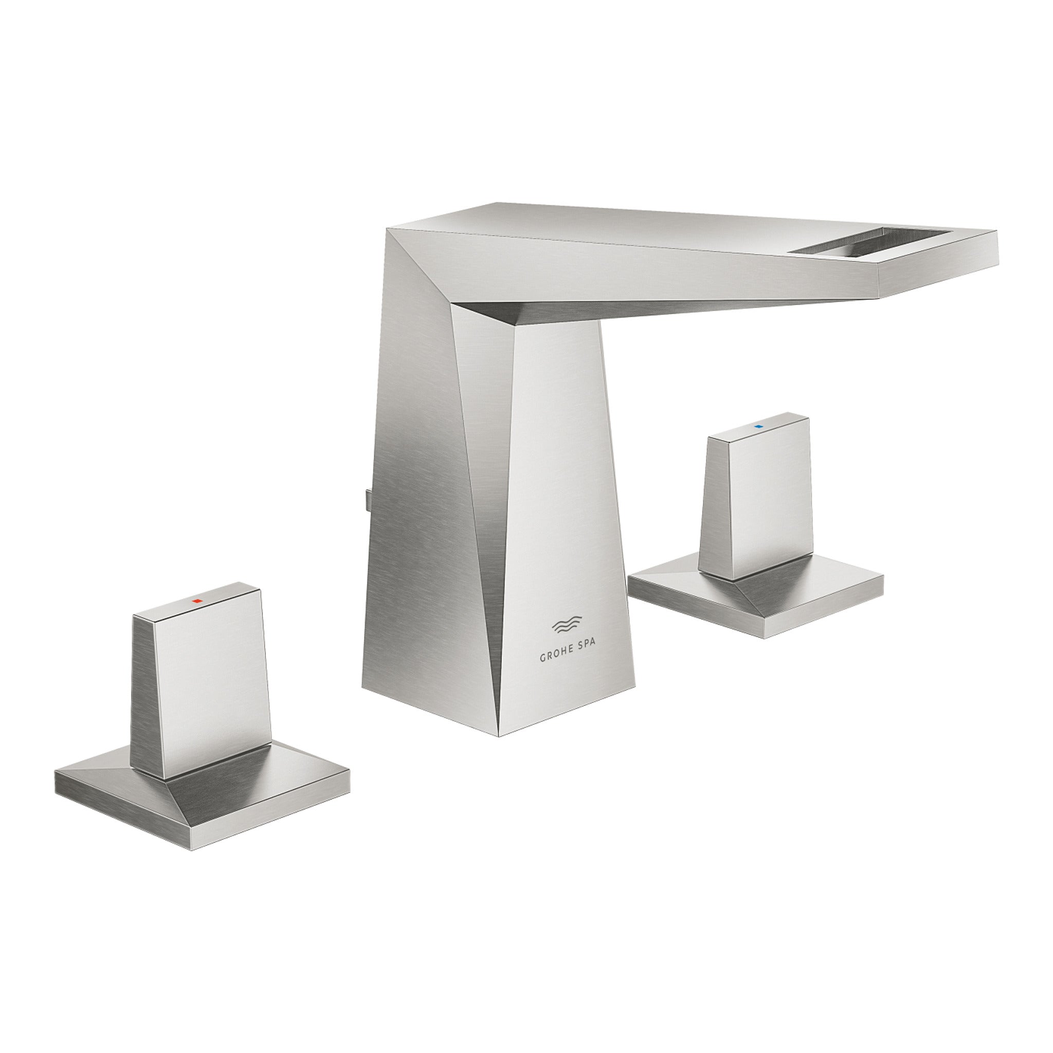 Grohe Allure Brilliant M-Boy, 3 Delikli Lavabodan Ankastre Lavabo Bataryası, Sifon Kumandalı, Paslanmaz Çelik - Ürün Görseli