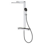 Grohe Rainshower Aqua Pure SmartControl Duş Sistemi, Duvara Monte, Termostatik Bataryalı Duş Kolonu, Siyah-Krom - Ürün Görseli
