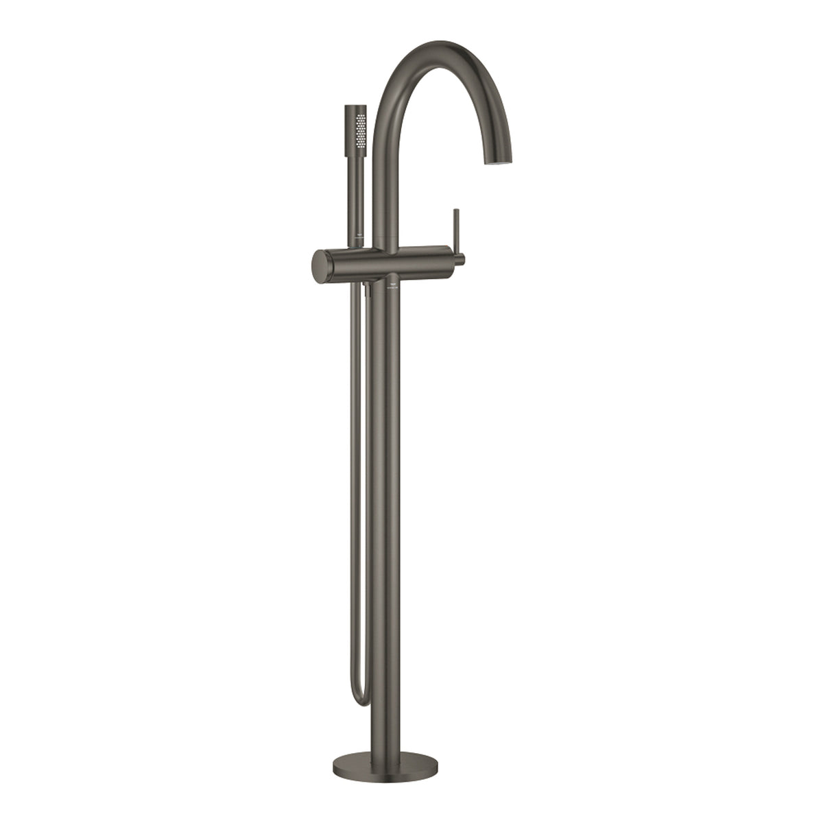 Grohe Atrio Tek Yerden Küvet Bataryası (Sıva Üstü Grubu), Fırçalı Sert Grafit - Ürün Görseli
